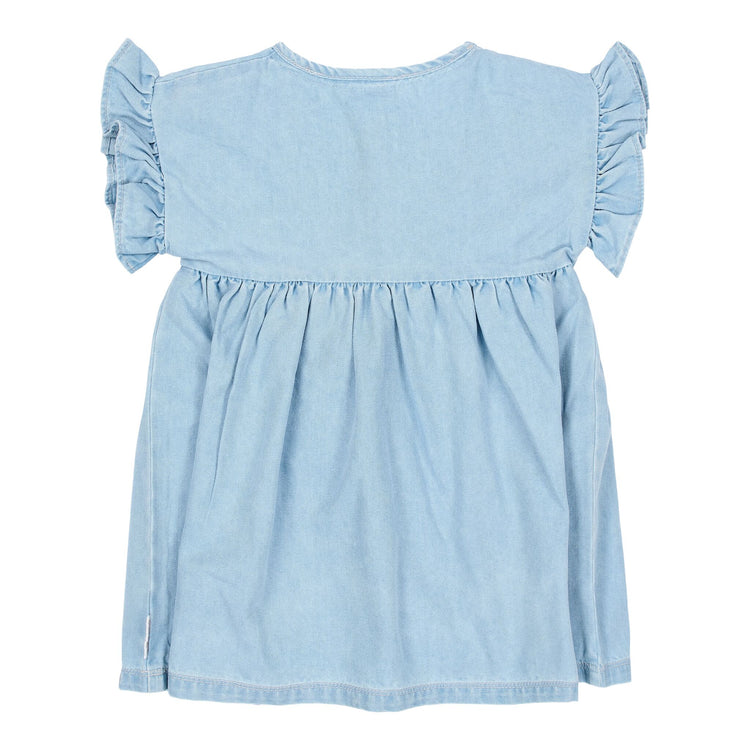 LITTLE DUTCH. Φορεματάκι κοντομάνικο Denim