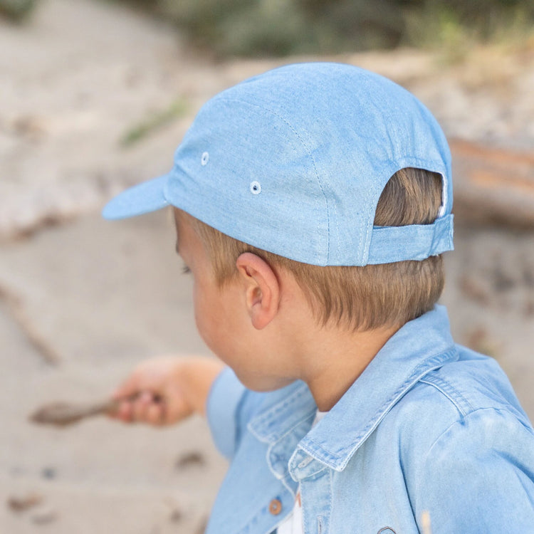 LITTLE DUTCH. Τζόκευ με σχέδιο HEY! Denim