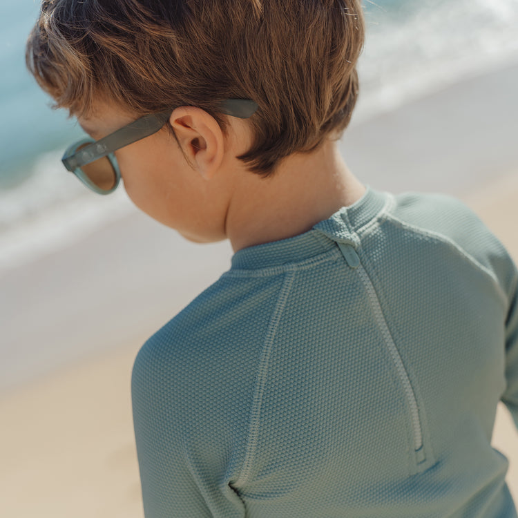 LITTLE DUTCH. Μπλουζάκι μακρυμάνικο με προστασία UV Ocean Green