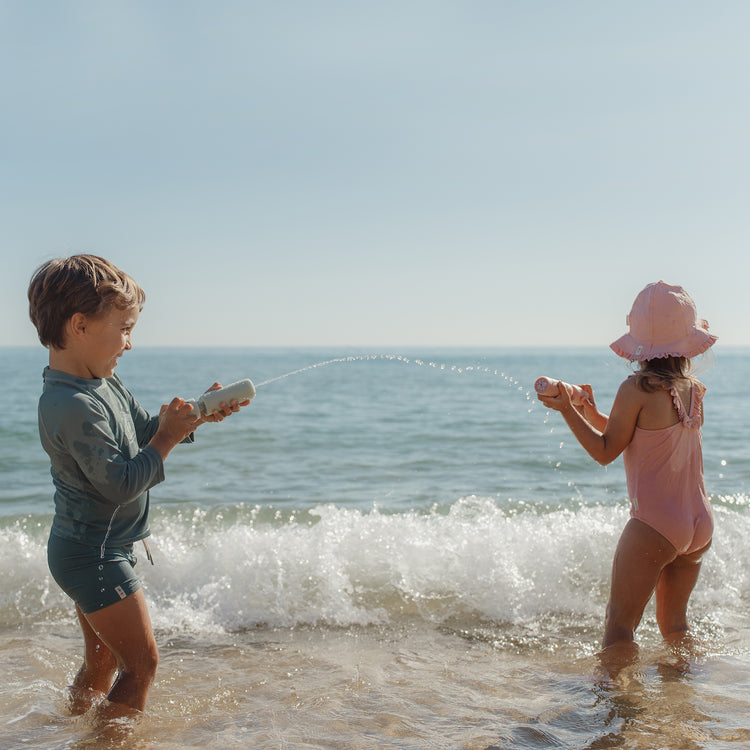 LITTLE DUTCH. Μπλουζάκι μακρυμάνικο με προστασία UV Ocean Green