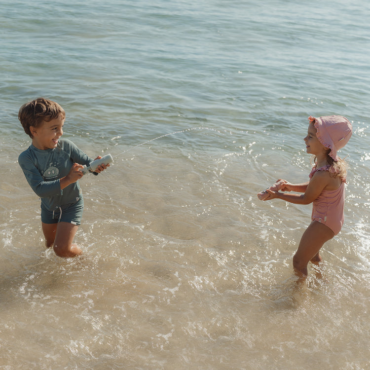 LITTLE DUTCH. Μπλουζάκι μακρυμάνικο με προστασία UV Ocean Green