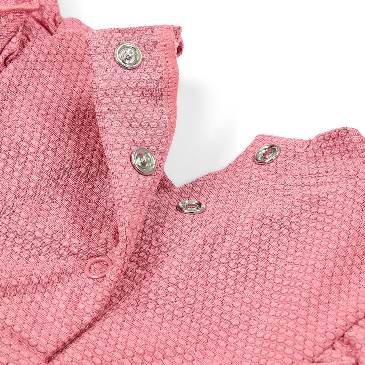 LITTLE DUTCH. Long Sleeve Swim Shirt Dreamy Pink Sparkle