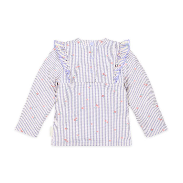 LITTLE DUTCH. Long Sleeve Swim Shirt Dreamy Stripes