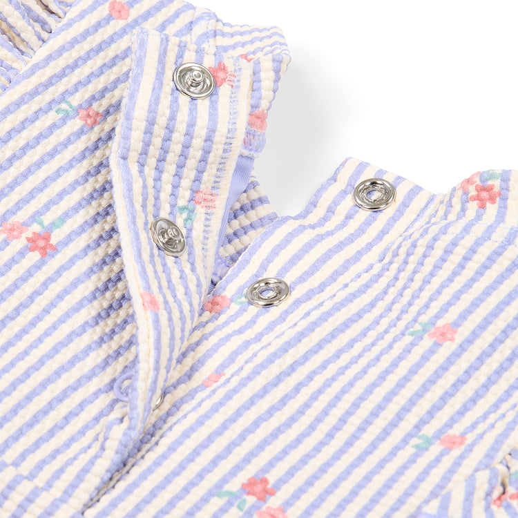 LITTLE DUTCH. Long Sleeve Swim Shirt Dreamy Stripes