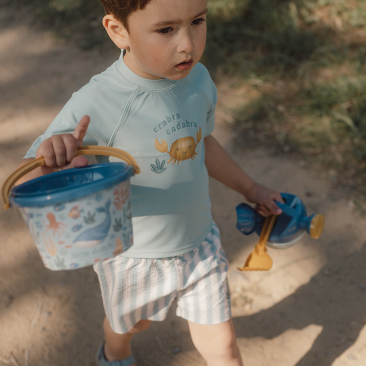 LITTLE DUTCH. Μπλουζάκι κοντομάνικο με προστασία UV Ocean Breeze