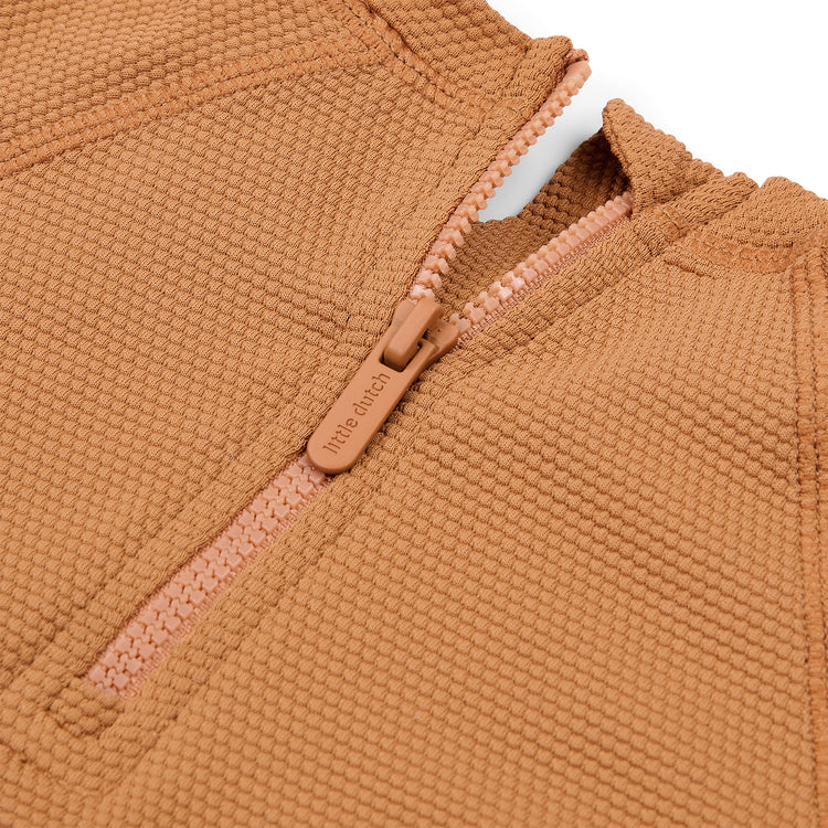 LITTLE DUTCH. Μπλουζάκι κοντομάνικο με προστασία UV Sunny Brown