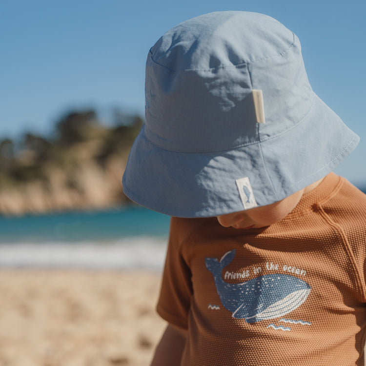 LITTLE DUTCH. Μπλουζάκι κοντομάνικο με προστασία UV Sunny Brown