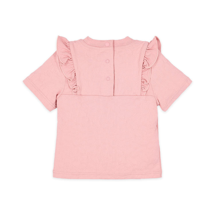 LITTLE DUTCH. Μπλουζάκι κοντομάνικο με προστασία UV Dreamy Pink Rose