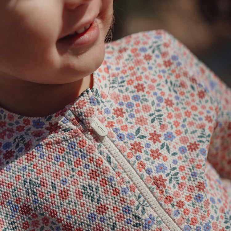 LITTLE DUTCH. Short Sleeve Swim Shirt Dreamy Flowerfield