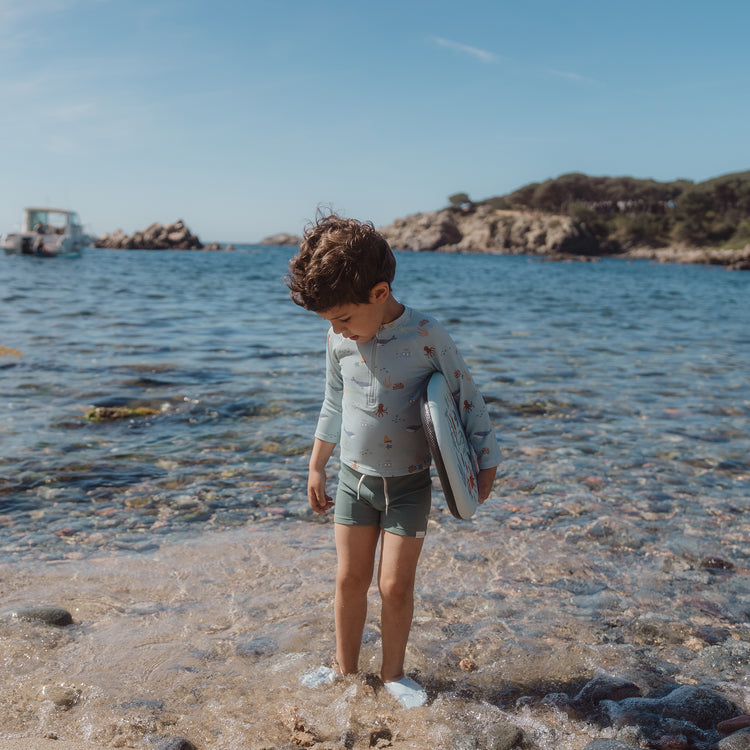 LITTLE DUTCH. Παιδικό μαγιό για αγόρια Ocean Green