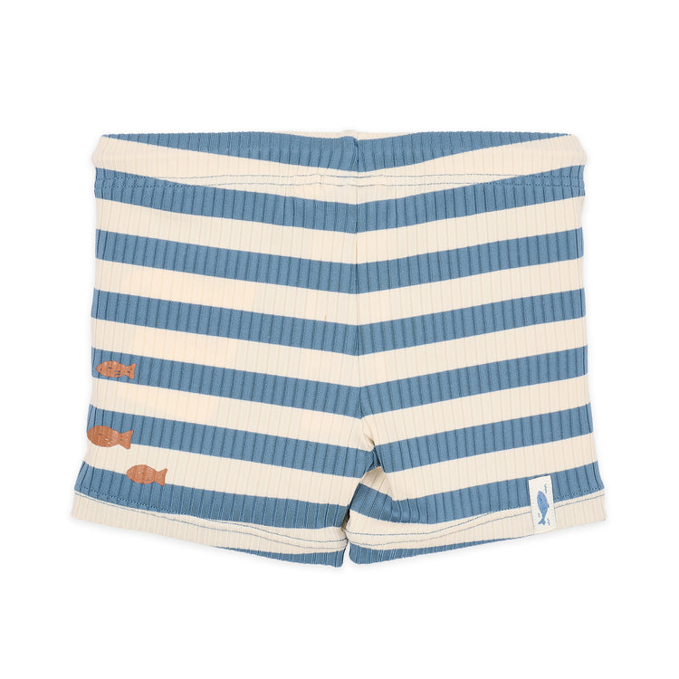 LITTLE DUTCH. Swim Pants Ocean Blue Stripes