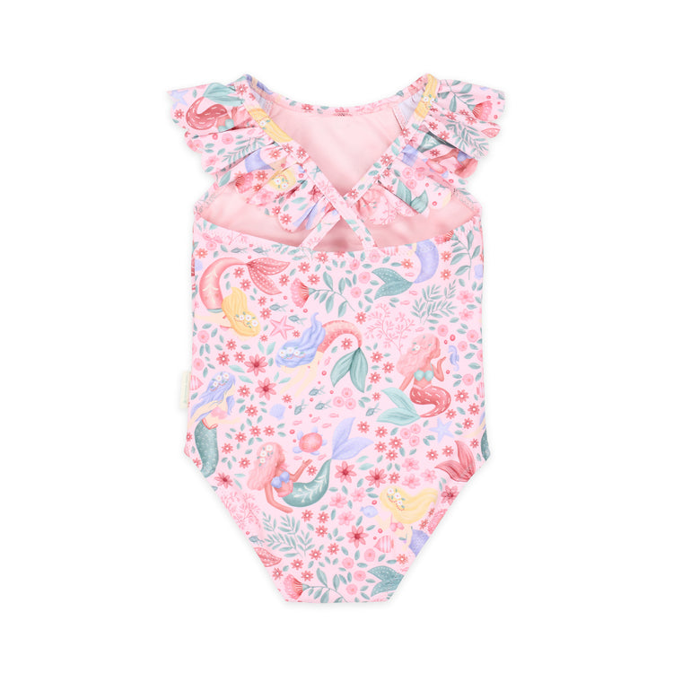 LITTLE DUTCH. Swimsuit with Ruffles Dreamy Mermaid
