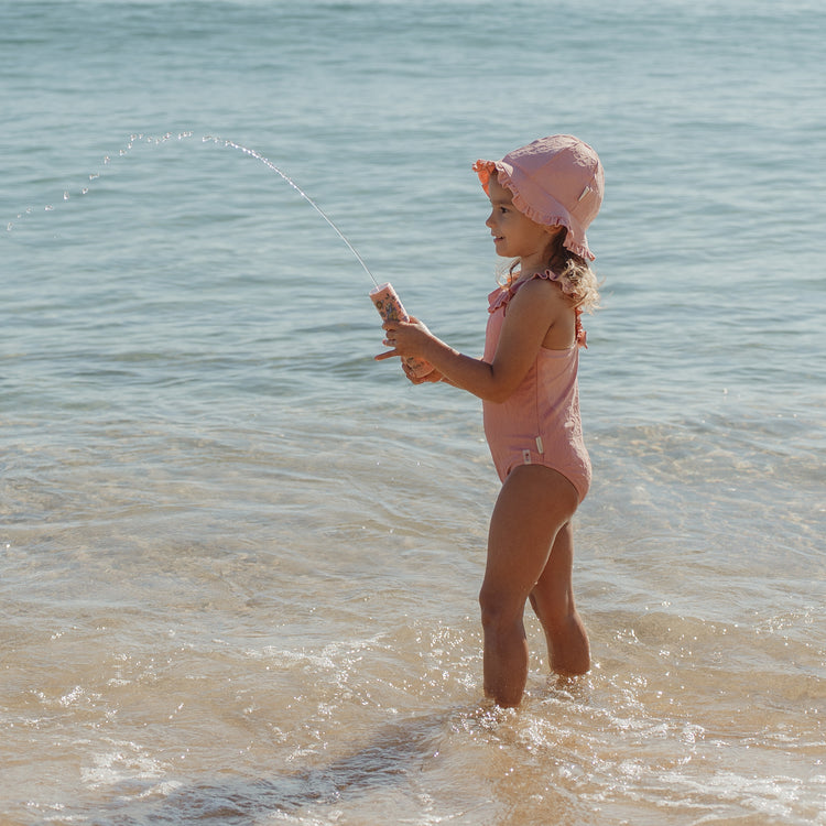 LITTLE DUTCH. Παιδικό καπέλο ήλιου Dreamy Pink Rose