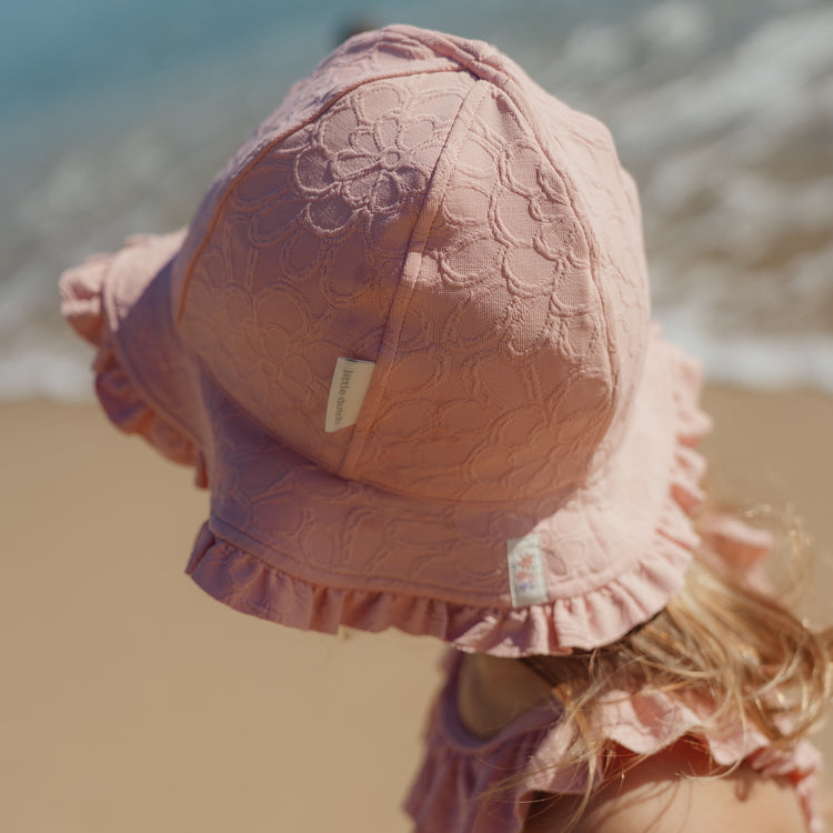LITTLE DUTCH. Παιδικό καπέλο ήλιου Dreamy Pink Rose