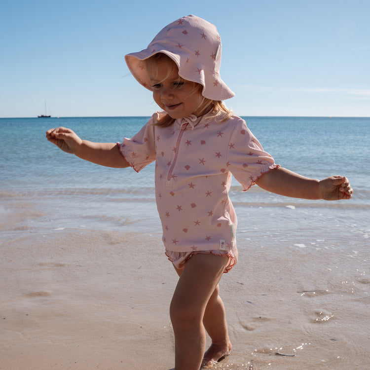 LITTLE DUTCH. Ruffle Swim Bottoms Dreamy Seashells