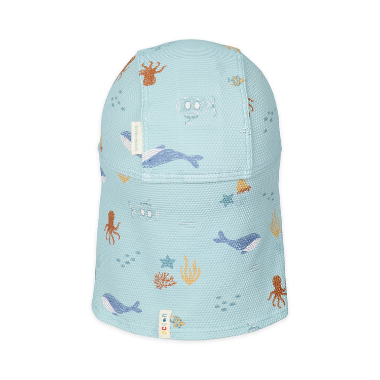 LITTLE DUTCH. Παιδικό καπέλο ήλιου Ocean Friends