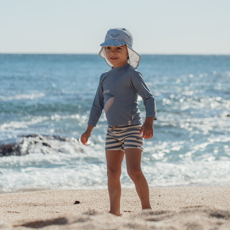 LITTLE DUTCH. Παιδικό καπέλο ήλιου Ocean Splash