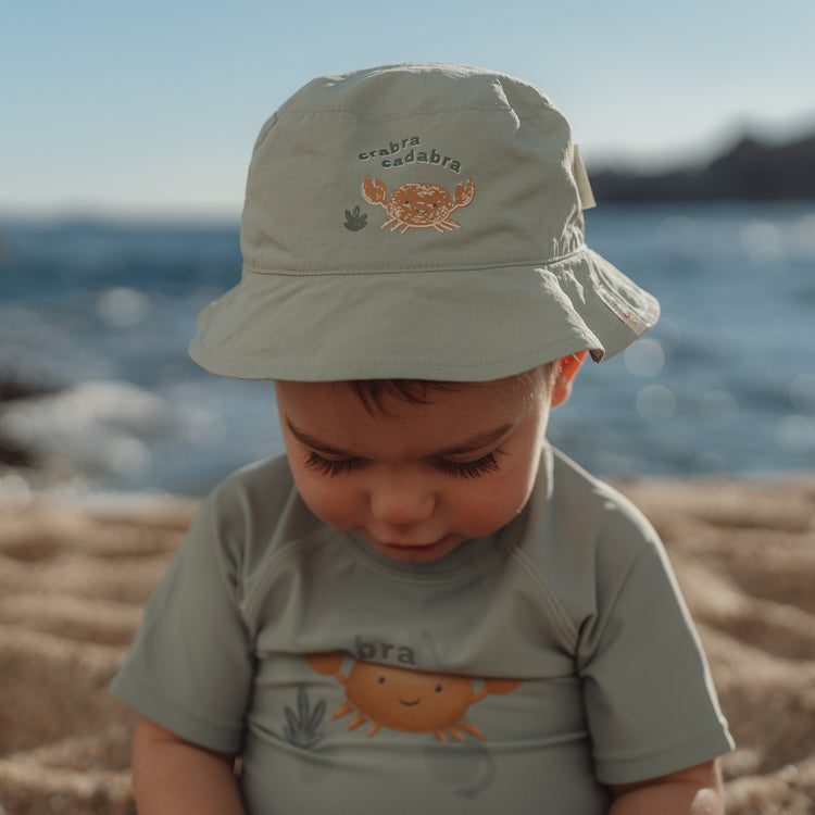LITTLE DUTCH. Παιδικό καπέλο ήλιου διπλής όψης Ocean Breeze