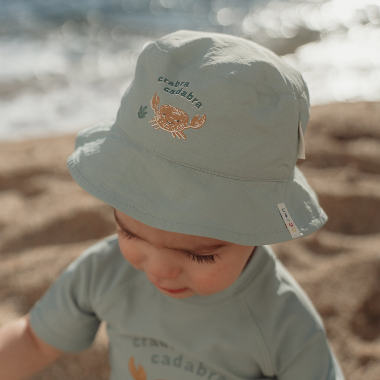 LITTLE DUTCH. Παιδικό καπέλο ήλιου διπλής όψης Ocean Breeze