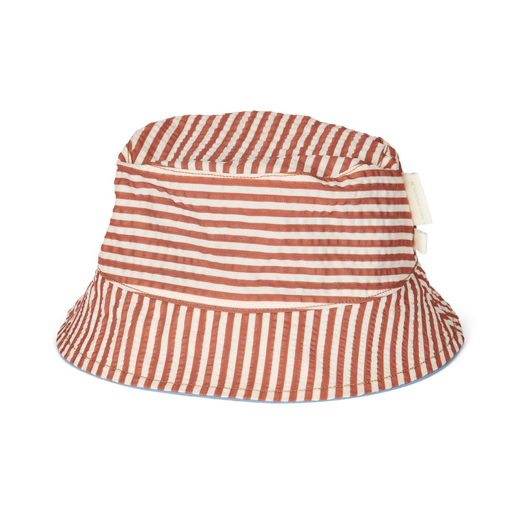 LITTLE DUTCH. Reversible bucket hat Ocean Blue