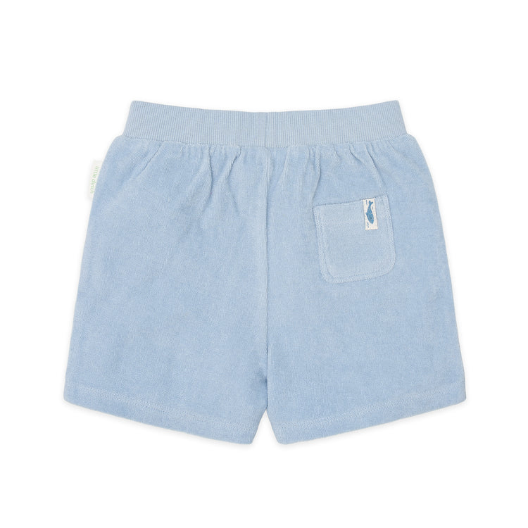 LITTLE DUTCH. Short Sleeve Shirt and Shorts Ocean World Blue