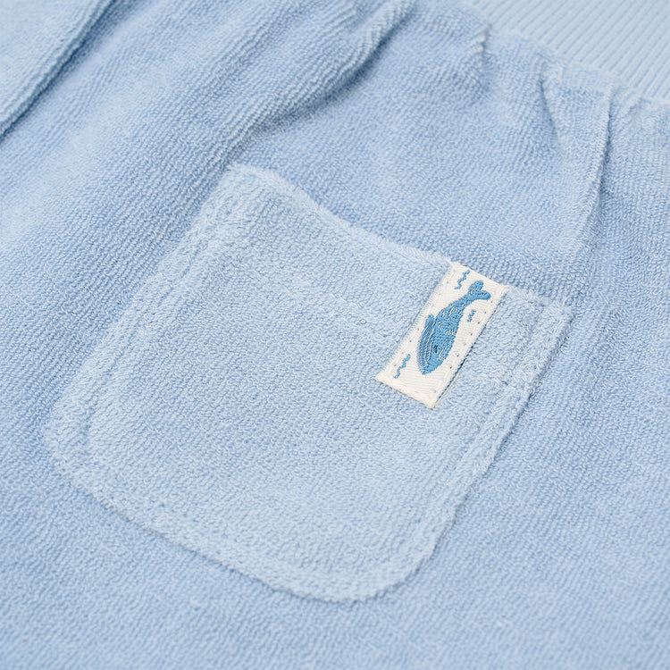 LITTLE DUTCH. Short Sleeve Shirt and Shorts Ocean World Blue