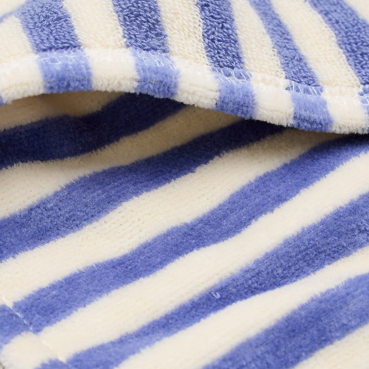 LITTLE DUTCH. Παιδικό πόντσο Dreamy Purple Stripe - One size