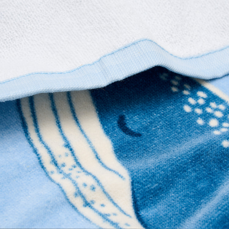 LITTLE DUTCH. Πετσέτα θαλάσσης Ocean World Blue - 60x120