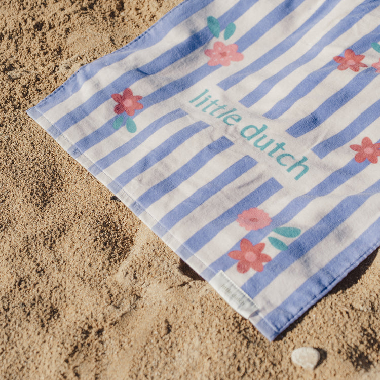 LITTLE DUTCH. Beach Towel Dreamy Purple Stripe - 60x120