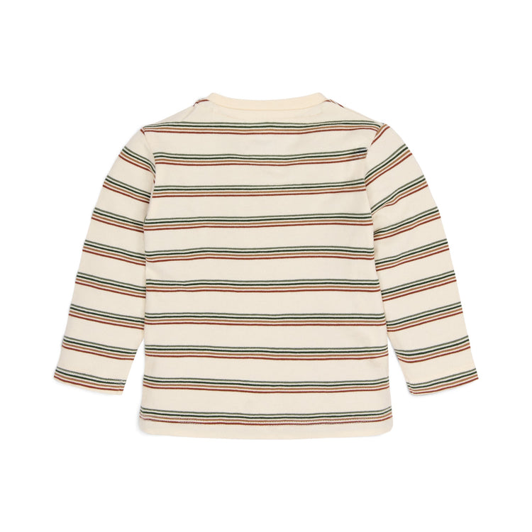 LITTLE DUTCH. T-shirt long sleeves Safari Stripe