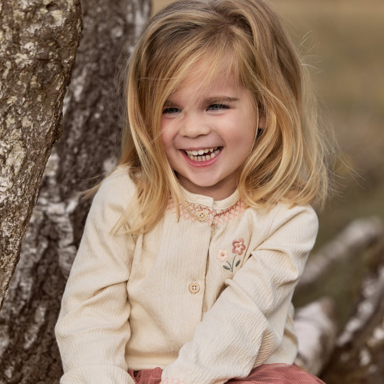 LITTLE DUTCH. Blouse long sleeves Vanilla
