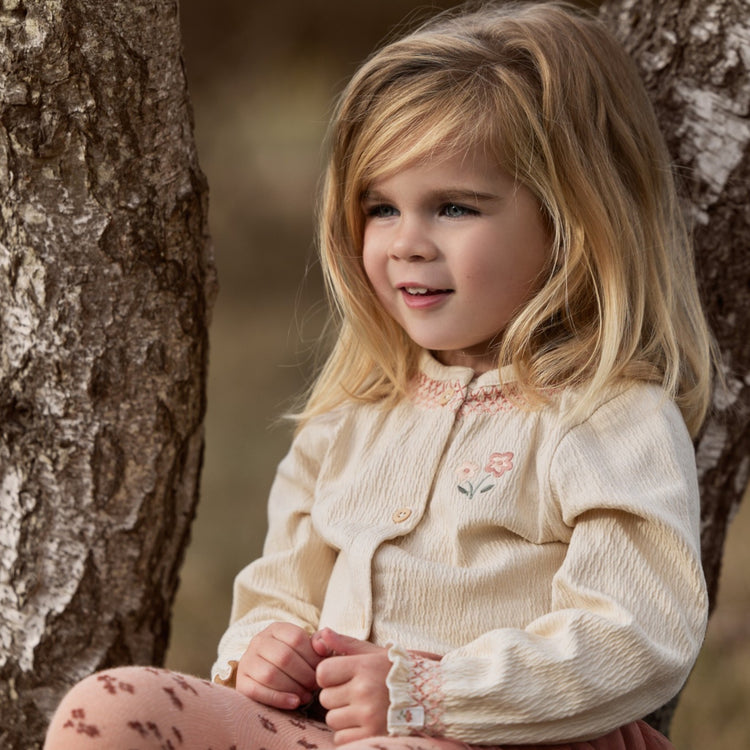 LITTLE DUTCH. Blouse long sleeves Vanilla