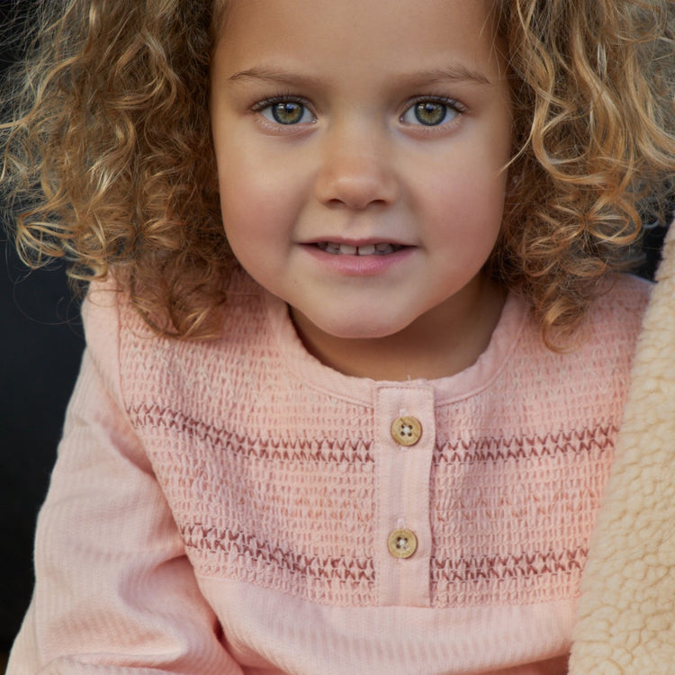 LITTLE DUTCH. Blouse long sleeves Blush Pink