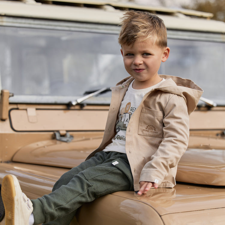 LITTLE DUTCH. Overshirt Warm Taupe
