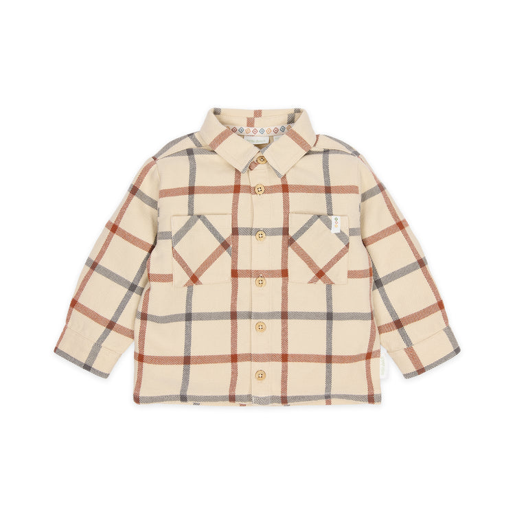 LITTLE DUTCH. Overshirt Safari Check