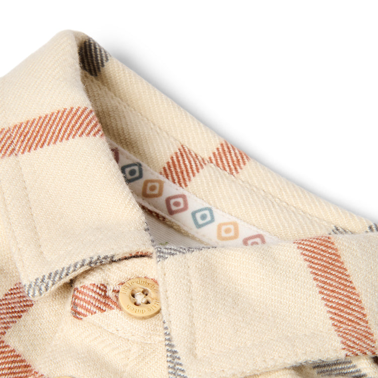 LITTLE DUTCH. Overshirt Safari Check
