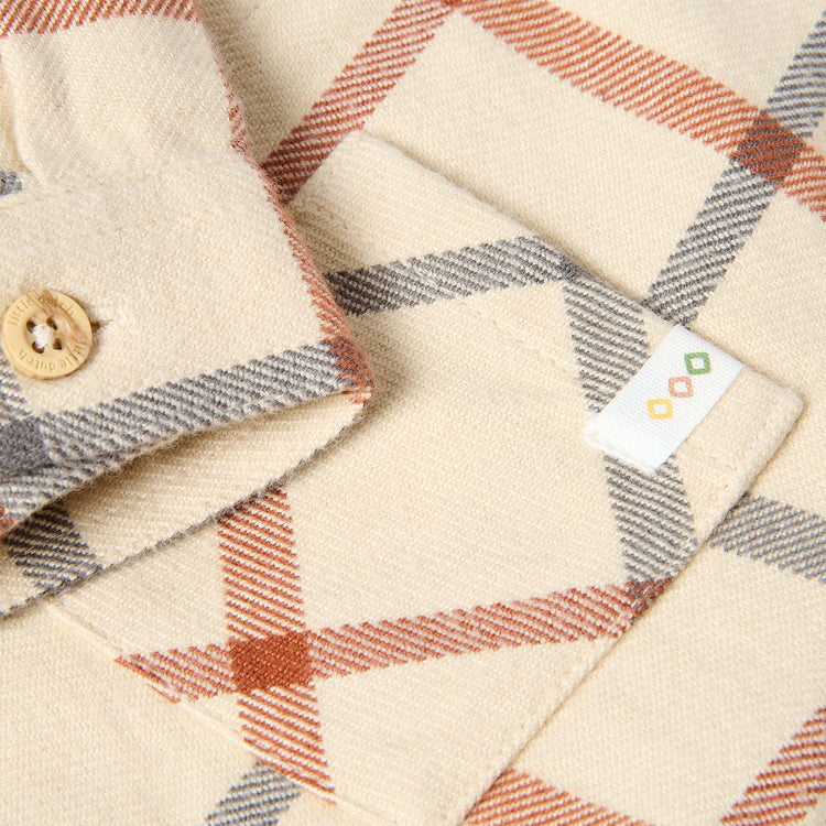 LITTLE DUTCH. Overshirt Safari Check