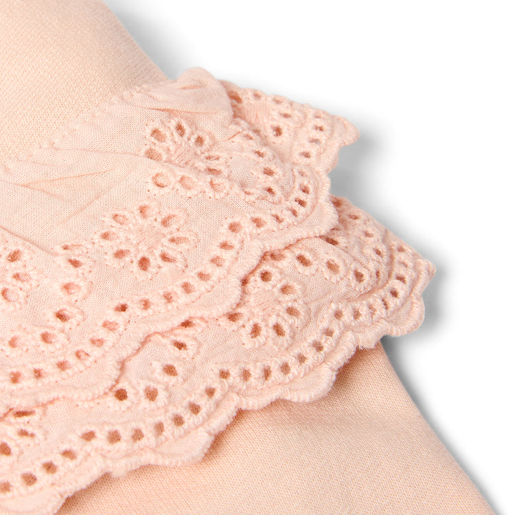LITTLE DUTCH. Φούτερ με βολάν Blush Pink