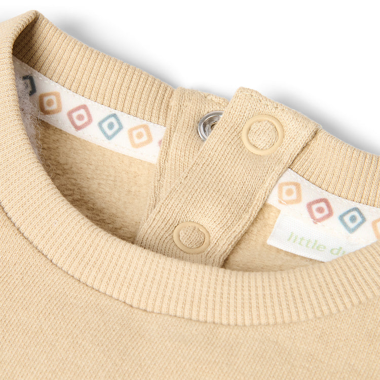 LITTLE DUTCH. Φούτερ Warm Taupe