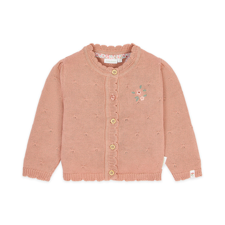 LITTLE DUTCH. Ζακέτα πλεκτή Deep Pink