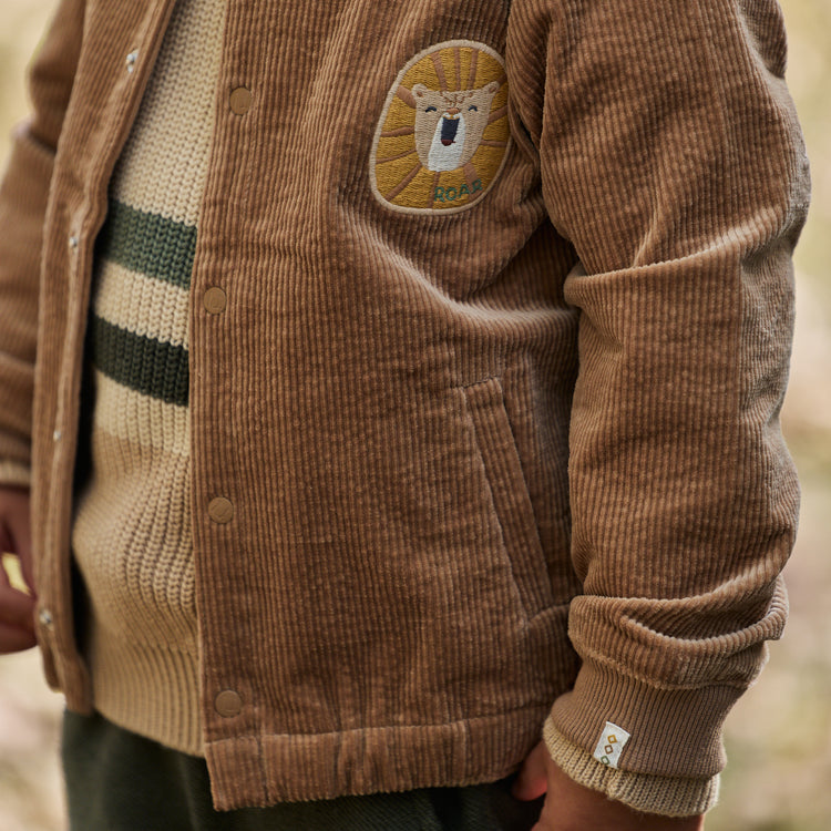 LITTLE DUTCH. Μπουφανάκι κοτλέ Mudstone