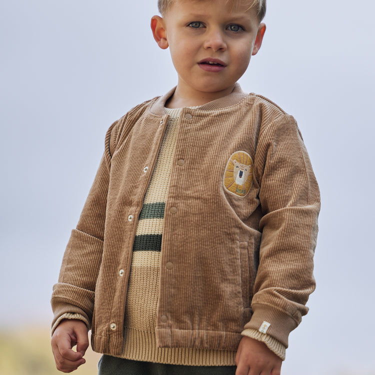 LITTLE DUTCH. Μπουφανάκι κοτλέ Mudstone