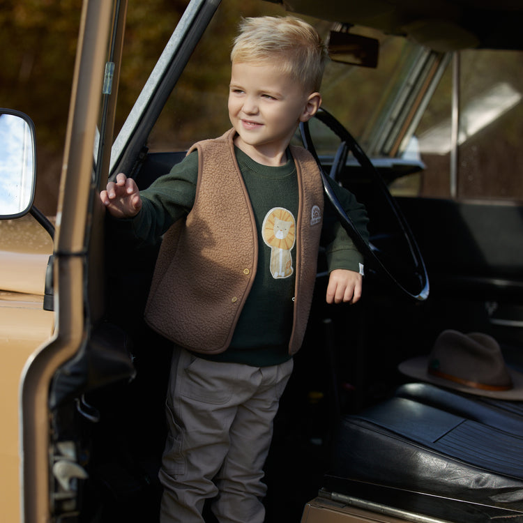 LITTLE DUTCH. Trousers Warm Taupe