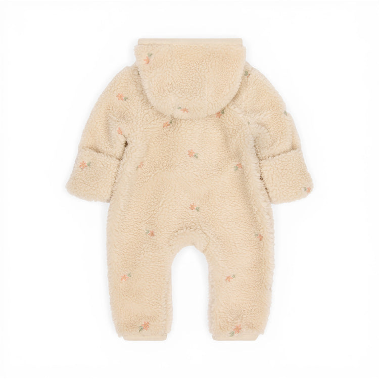 LITTLE DUTCH. Teddy one-piece suit Sand Flowers