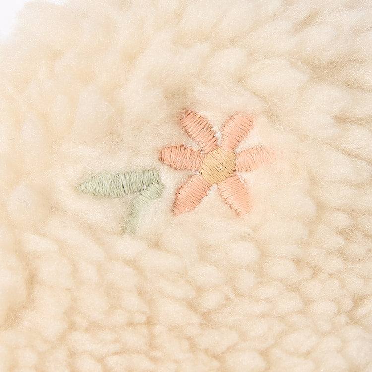 LITTLE DUTCH. Teddy one-piece suit Sand Flowers