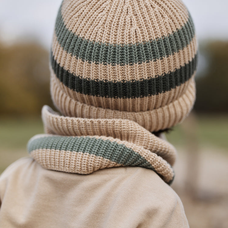 LITTLE DUTCH. Πλεκτό σκουφάκι Warm Taupe