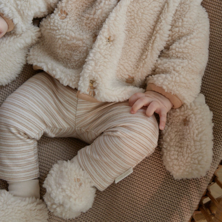 LITTLE DUTCH. Βρεφικά μποτάκια αγκαλιάς teddy Sand Paws