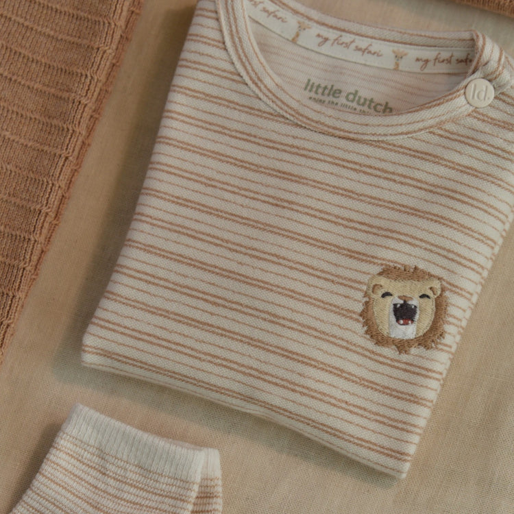 LITTLE DUTCH. Μπλουζάκι μακρυμάνικο Little Safari Stripe