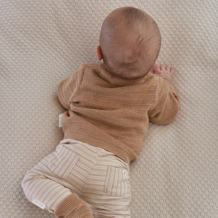 LITTLE DUTCH. Ζακέτα πλεκτή Soft Tan
