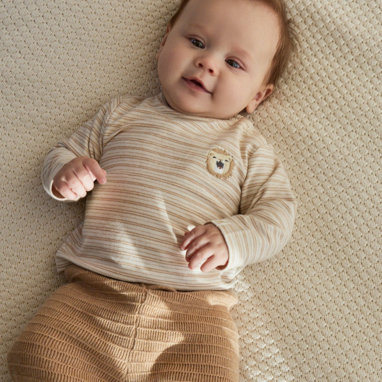 LITTLE DUTCH. Πλεκτό παντελονάκι Soft Tan